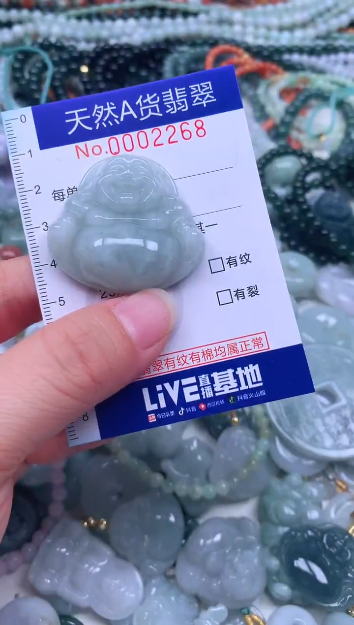 颈饰未镶嵌翡翠天然翡翠