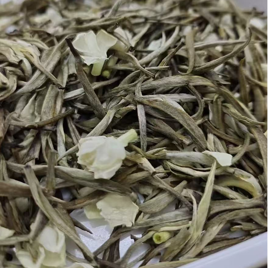 茉莉飘雪2024优选茉莉花高香型窨制精品散茶