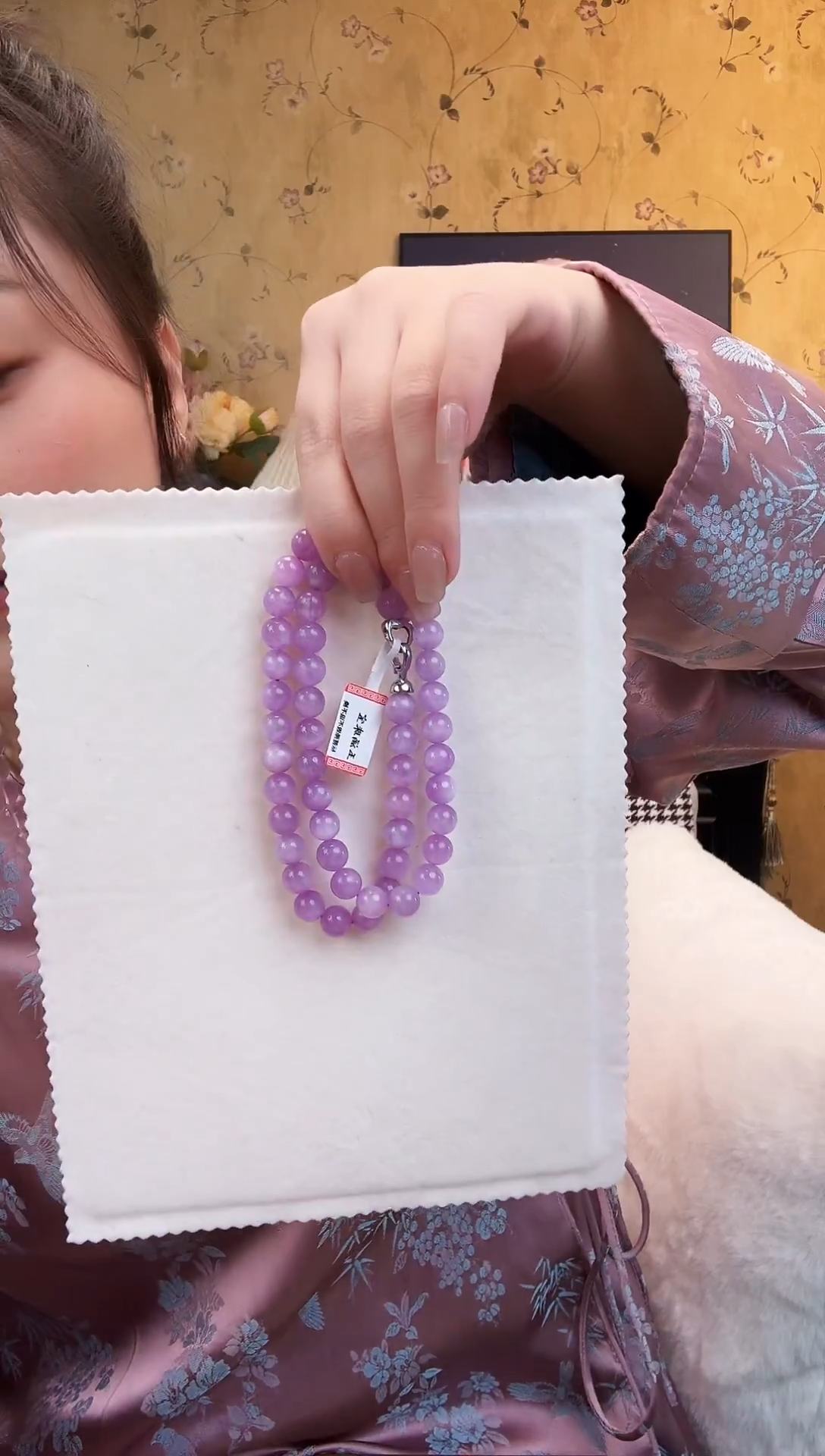 【闪购商品】锂辉石项链未镶嵌紫锂辉项链约9M