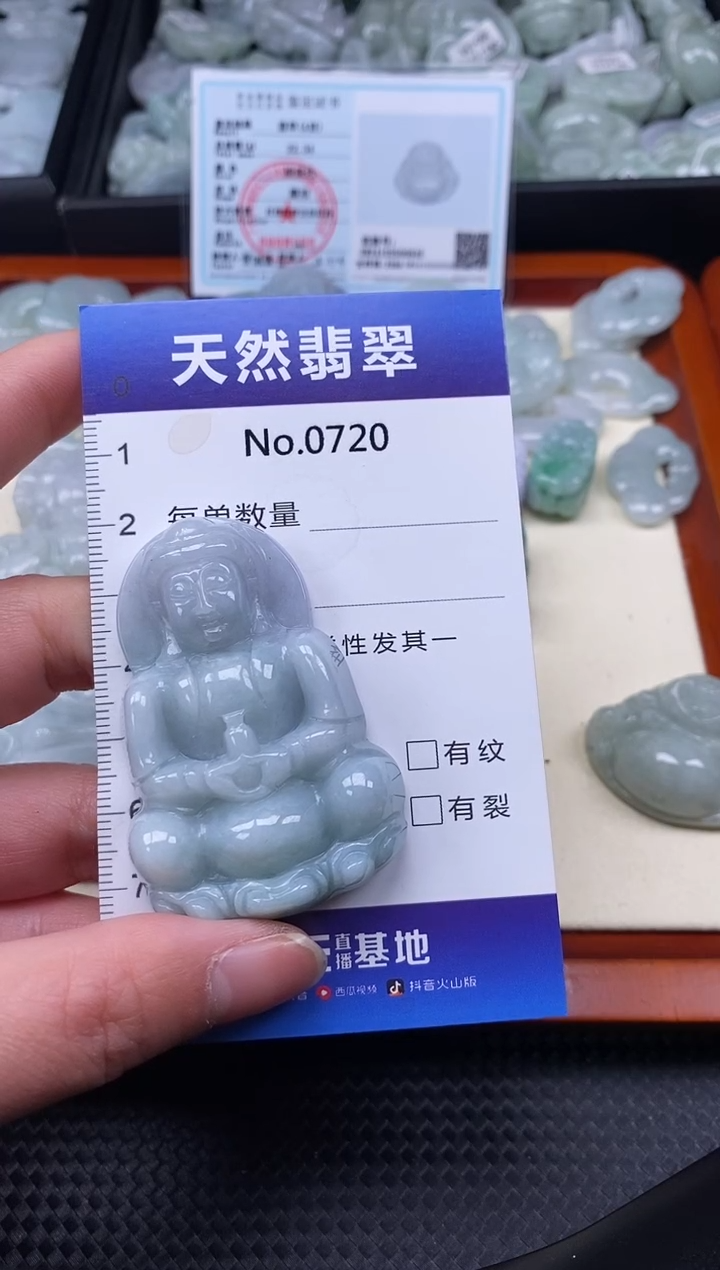 【闪购商品】翡翠颈饰未镶嵌缅甸A货翡翠0720