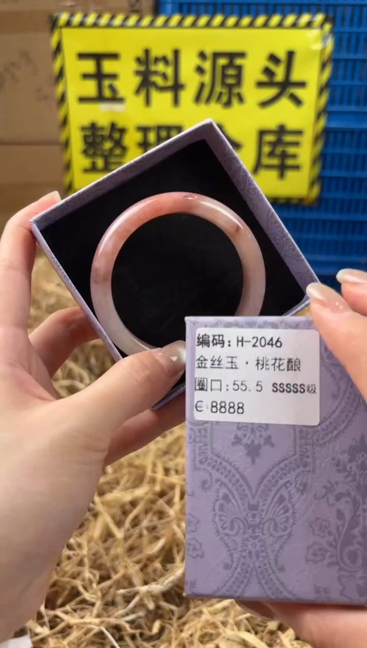未镶嵌手镯石英质玉H-2046