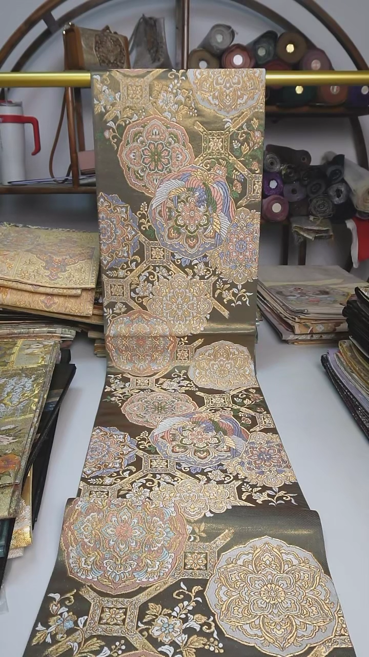 【闪购商品】织绣71西阵织六通宝相花