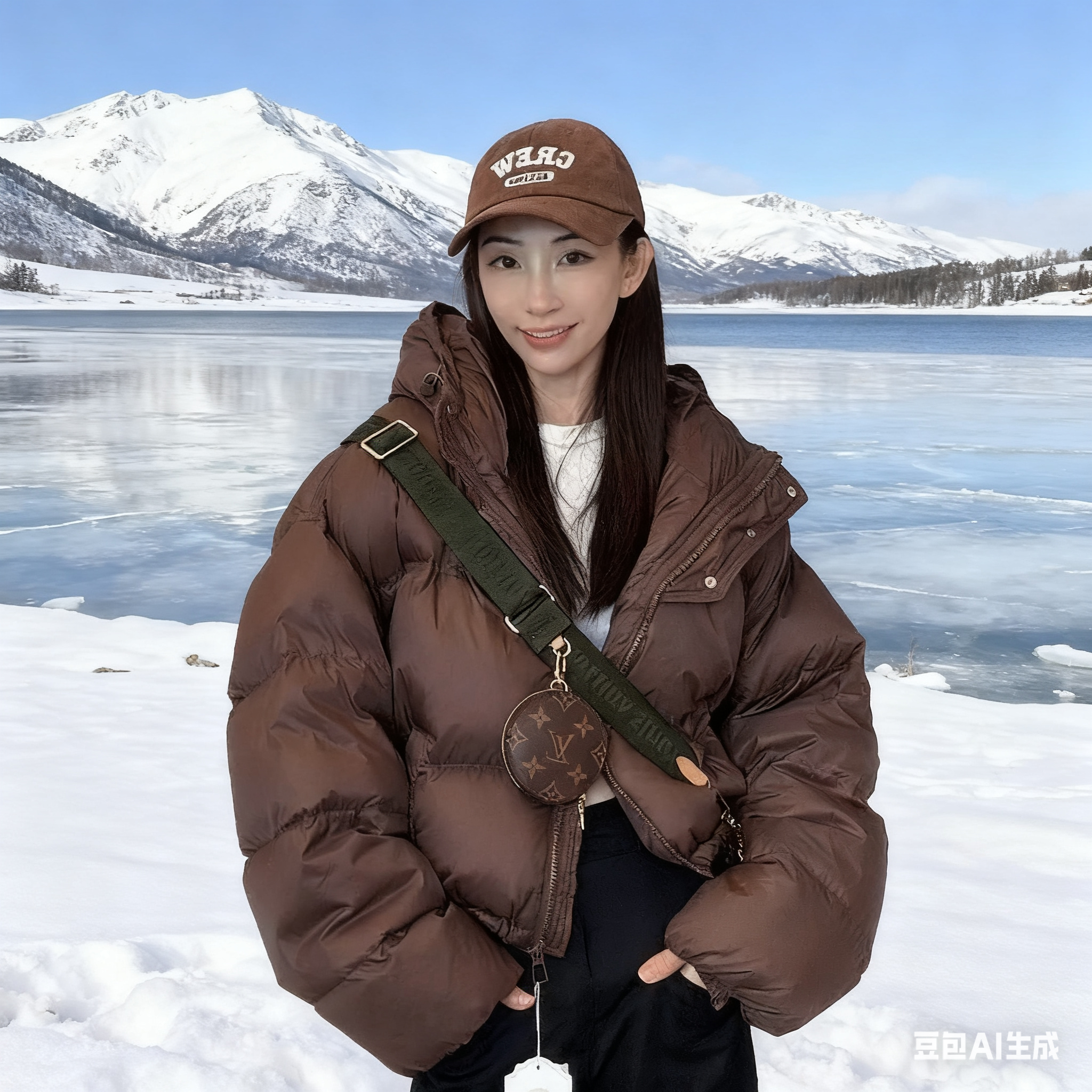 【楠楠专属】韩版短款连帽羽绒服女冬慵懒风宽松加厚面包服小个百搭