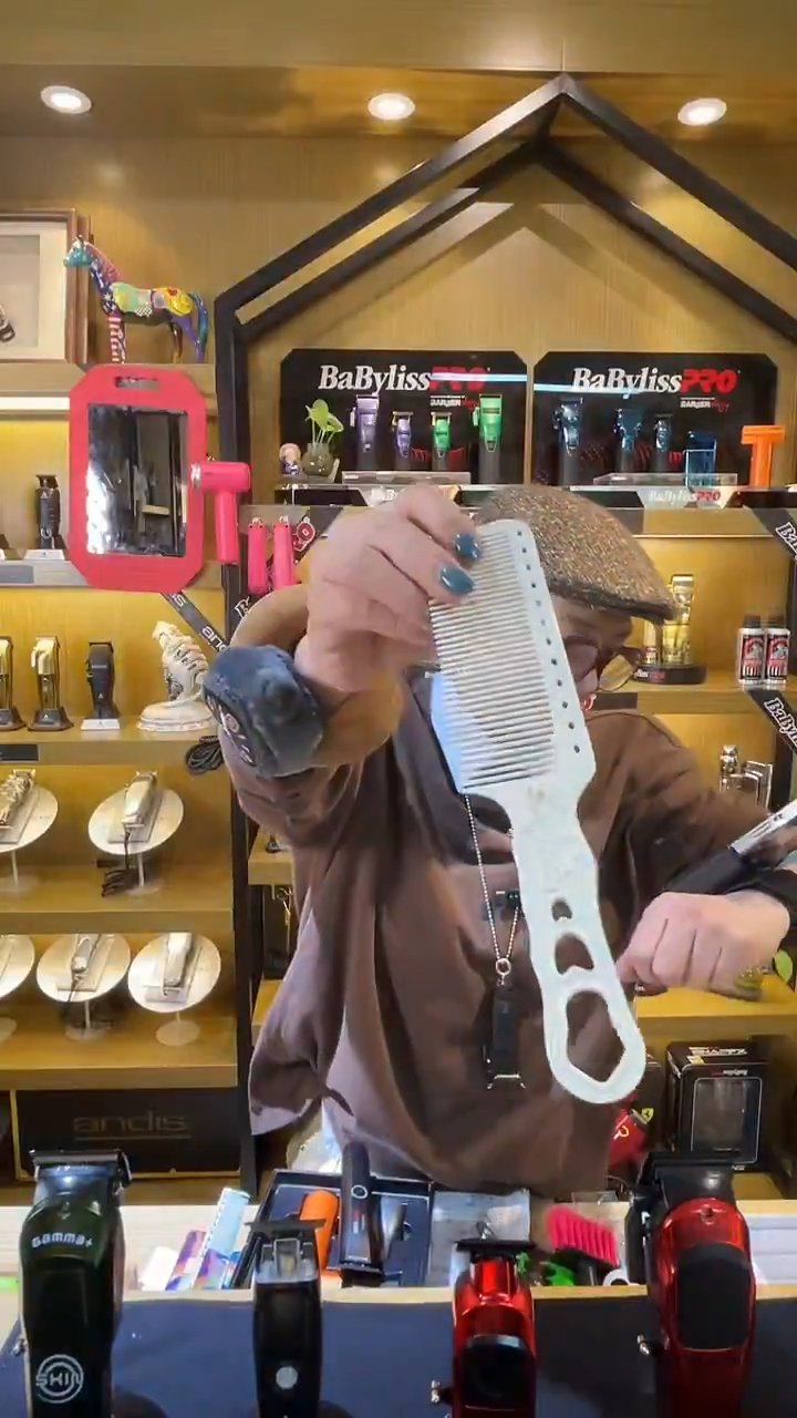 圆头款ys282男发梳子