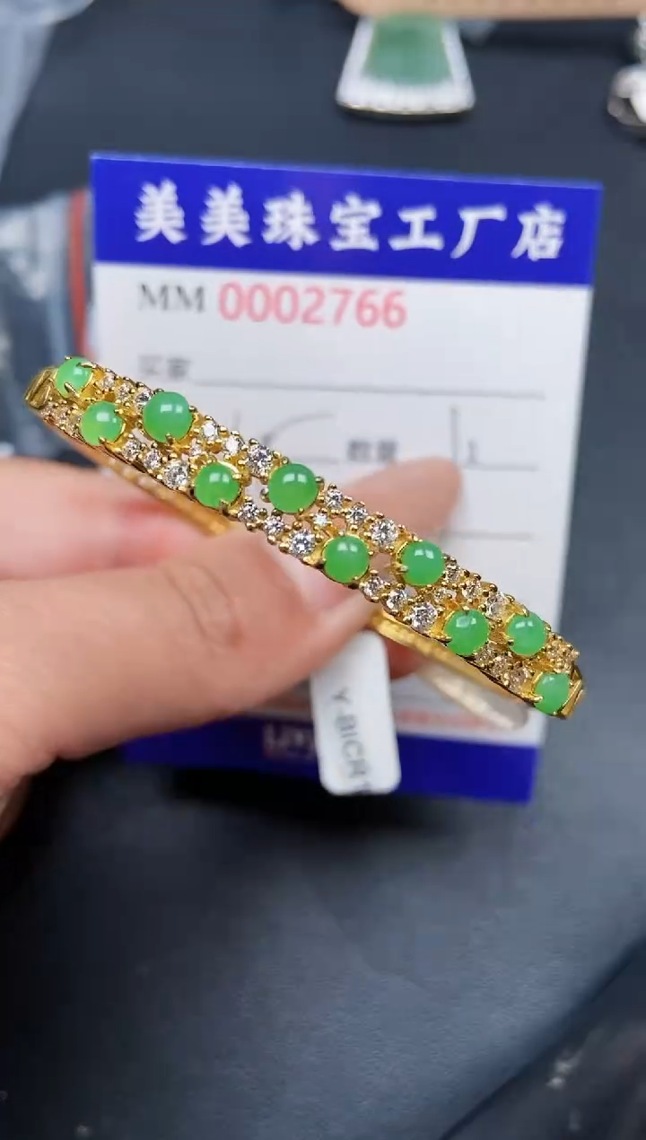 【闪购商品】翡翠颈饰银S925镶嵌2766