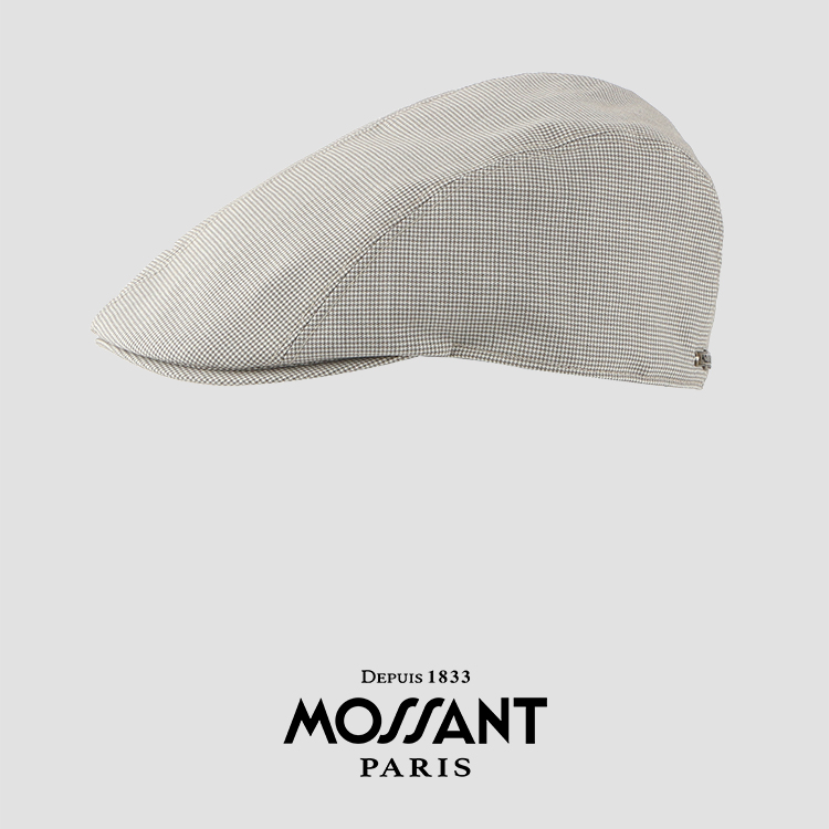 MOSSANT SS25 春夏新款 格纹羊毛精简鸭舌帽