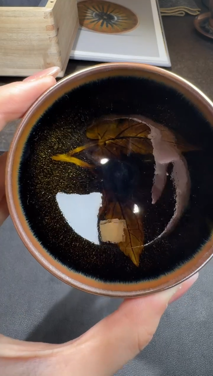 茶盏廖成义木叶盏170