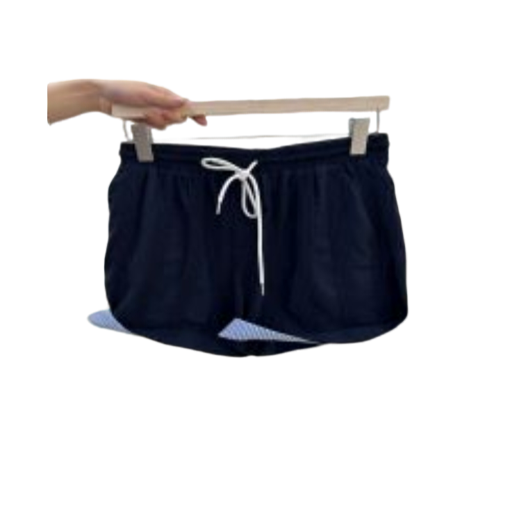 【JUNWEI LIN 设计师品牌】SND SS25 压褶脚口拼接抽绳休闲短裤