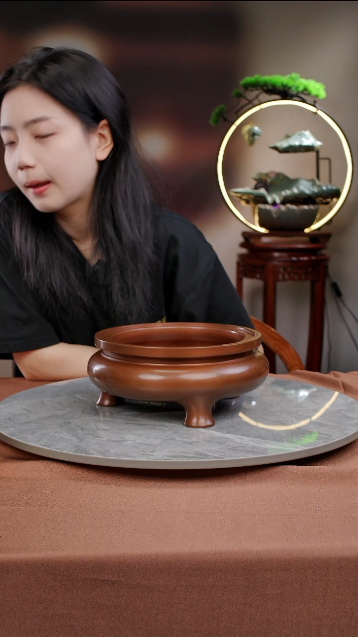 铜紫铜6#鬲式炉 两个1111