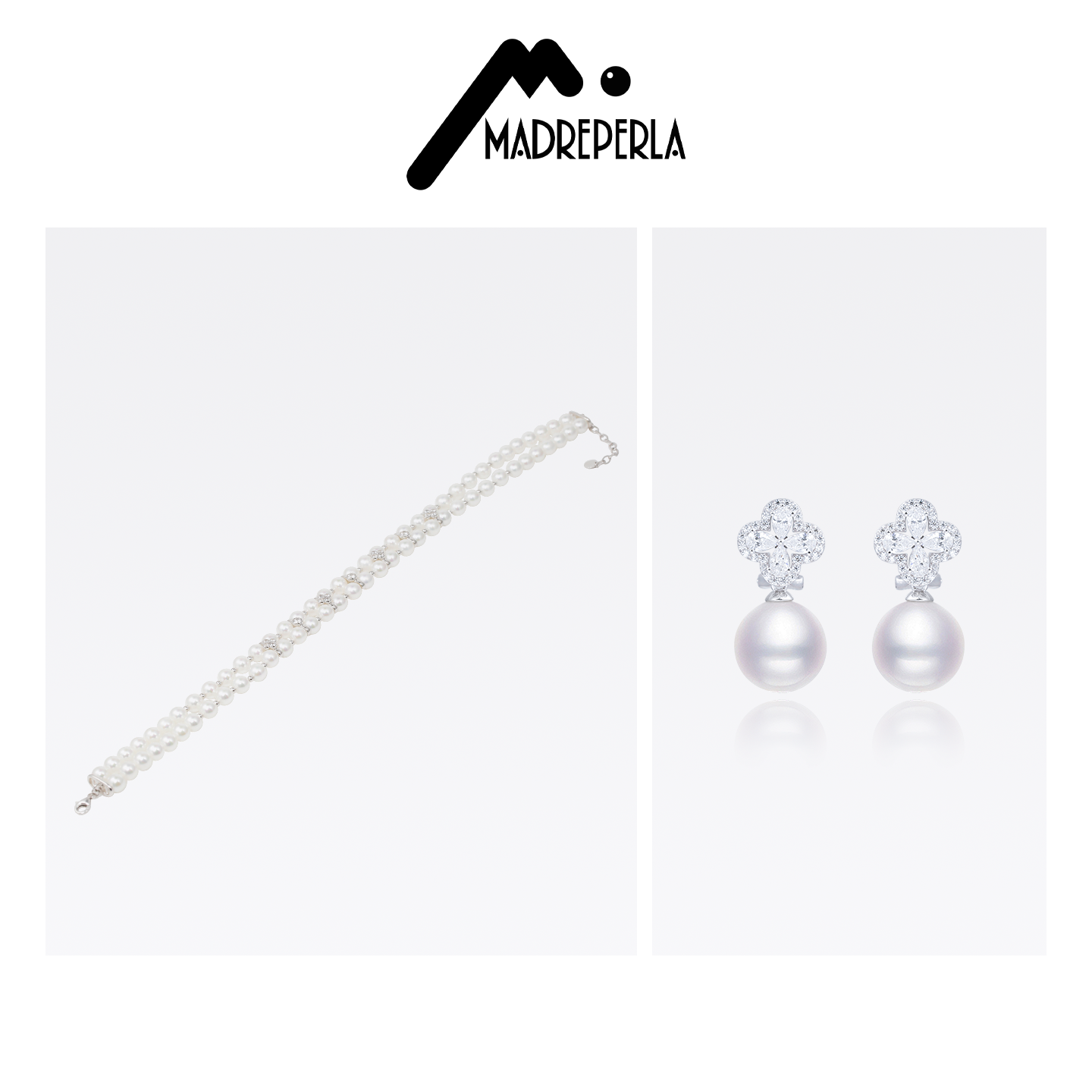 AZLOOK 【西班牙进口】MADREPERLA【玛贝拉】两件套项链+耳环