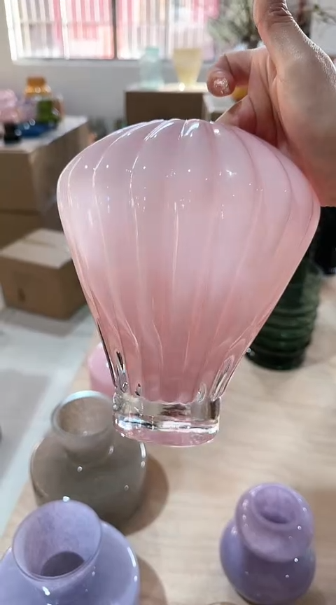 【闪购商品】玻璃粉色热气球