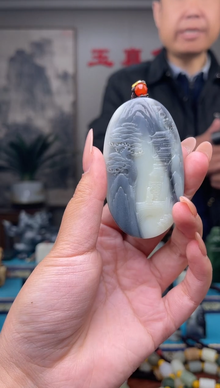 未镶嵌和田玉挂件1