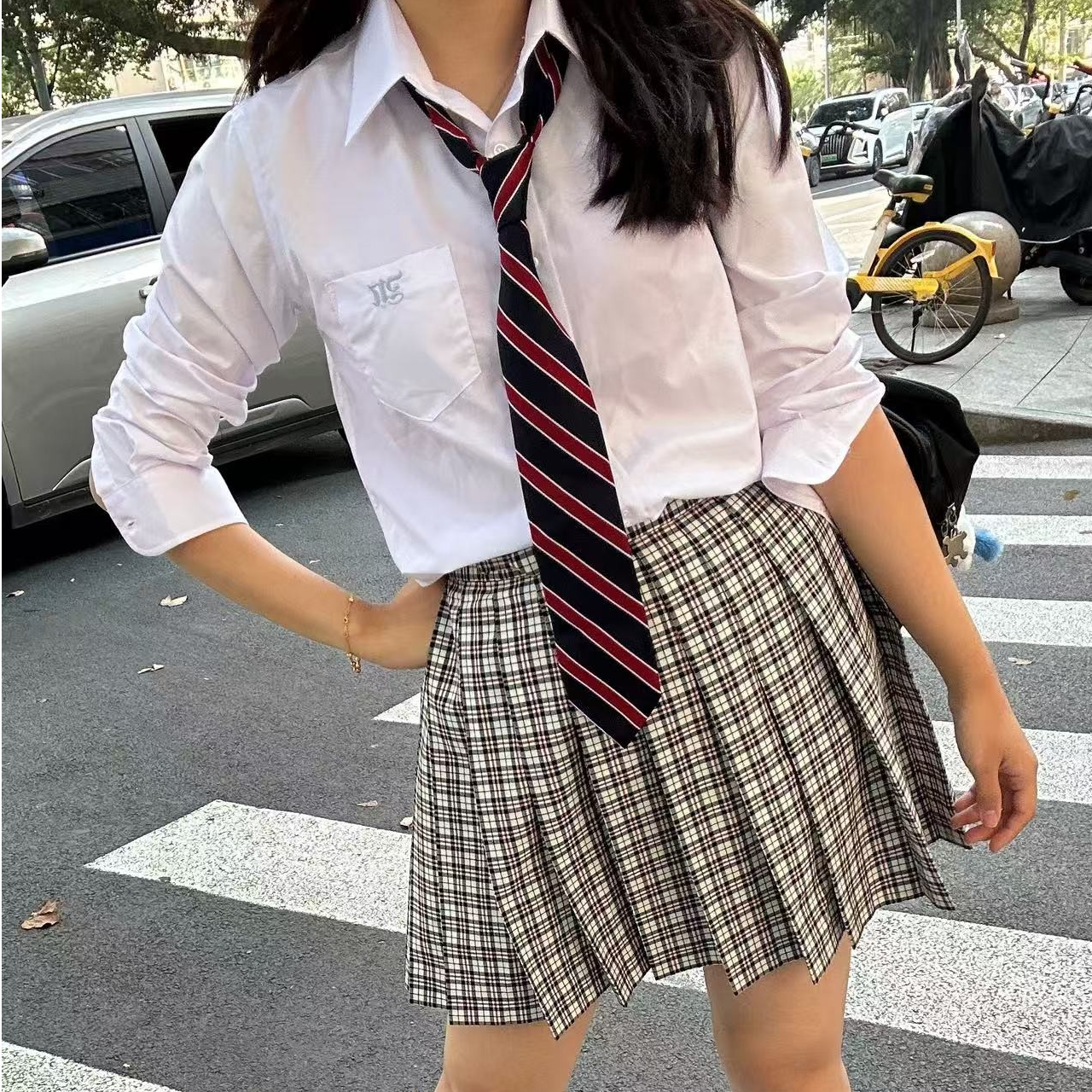 放学后的制服馆现货JK衬衫长袖女款校供感透气抗皱学院风日常穿搭