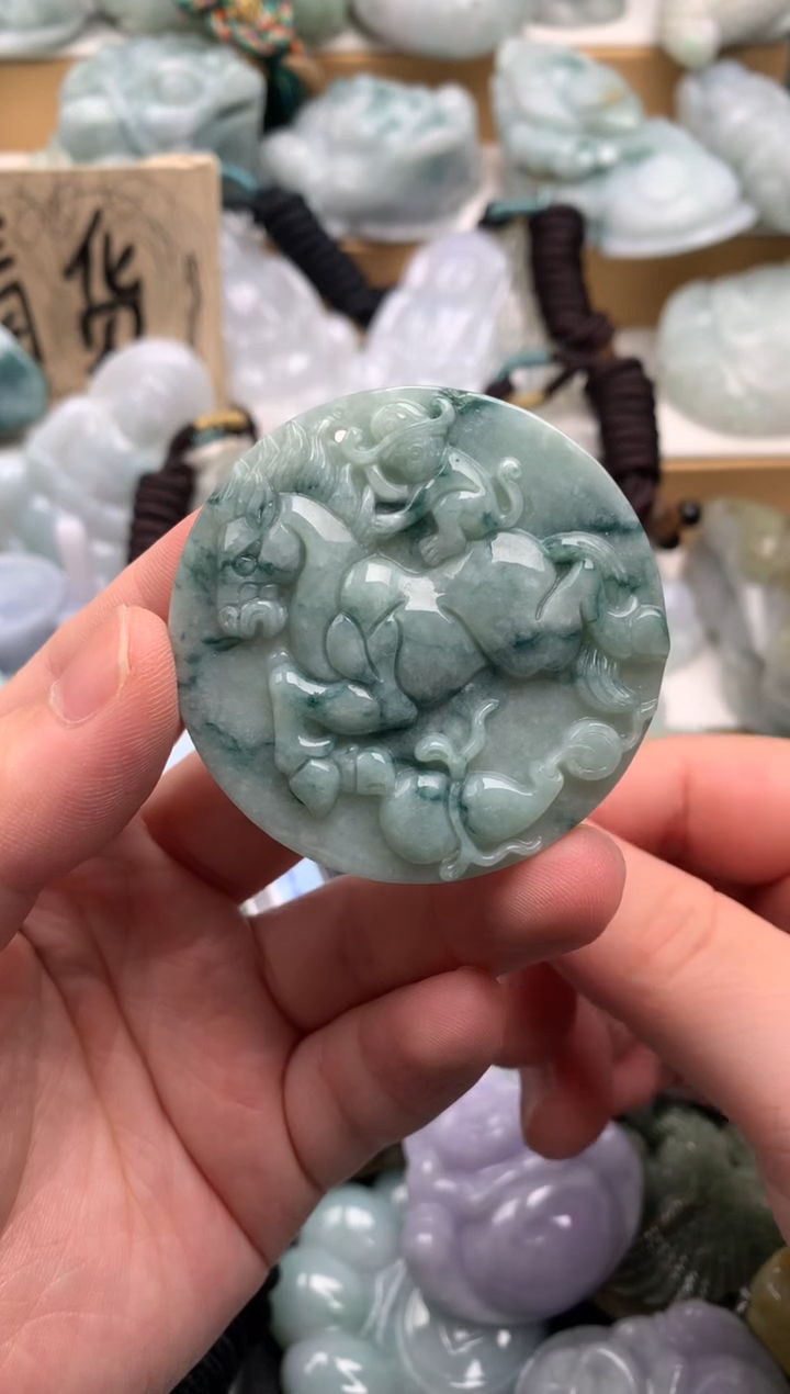 吊坠(不含链)未镶嵌翡翠1