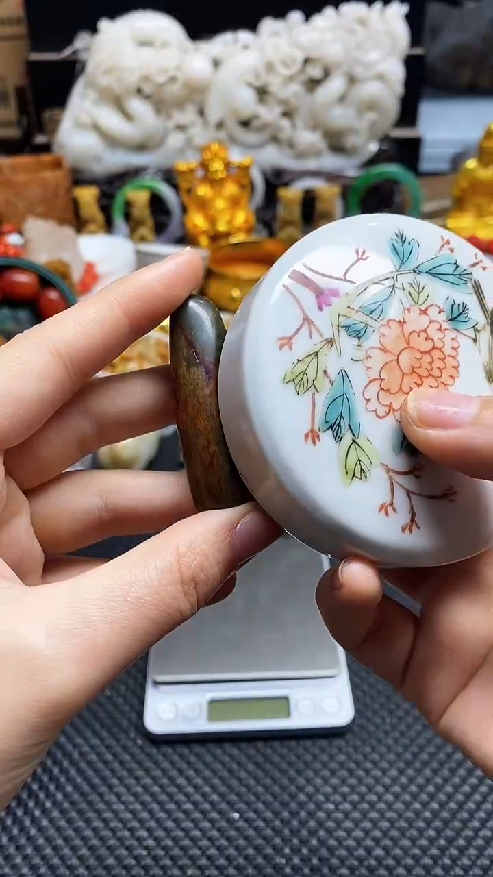 【闪购商品】瓷片瓷片瓷器 摆件1个