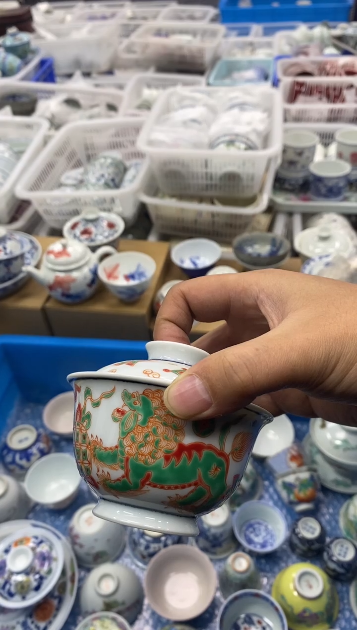 摆件陶景德陶瓷茶具容量约130