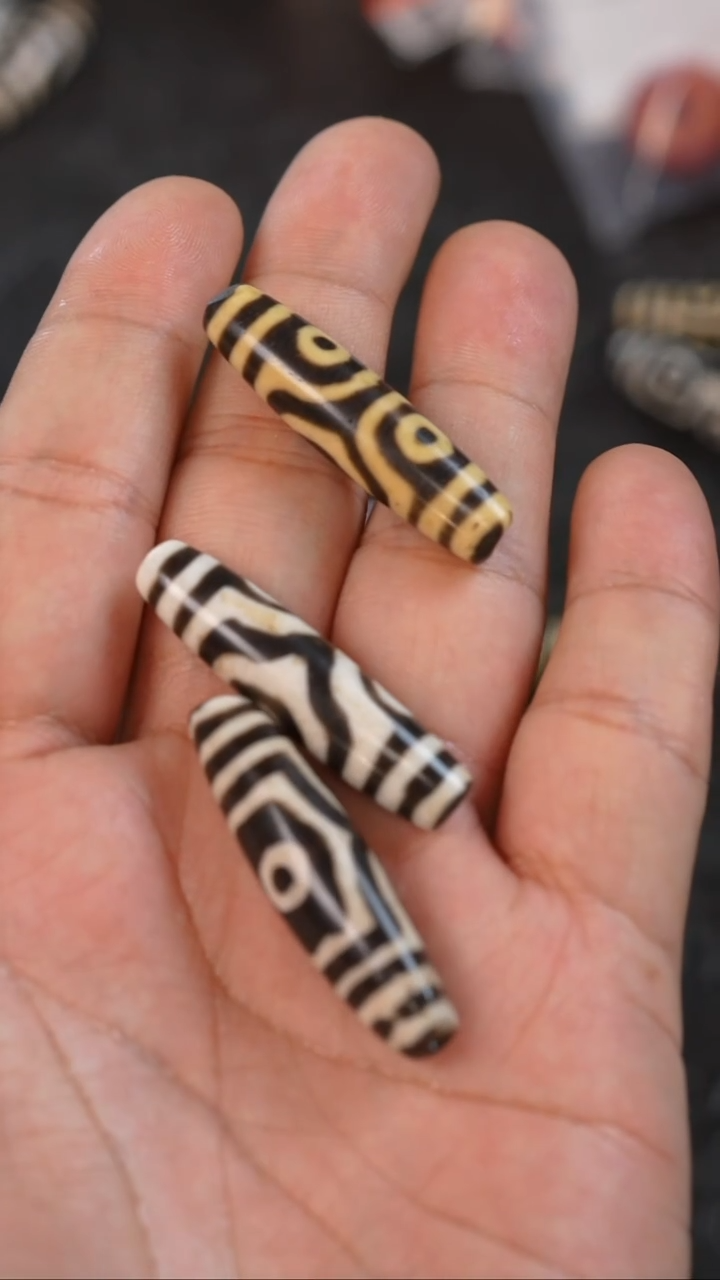 非金属无多样性发一件料器珠三眼