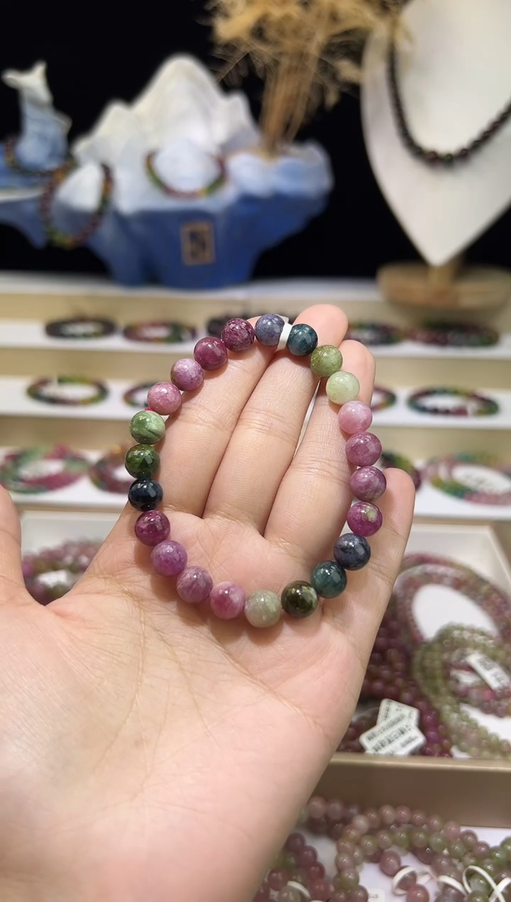 【闪购商品】碧玺/未镶嵌8mm+碧玺单圈多样性发货