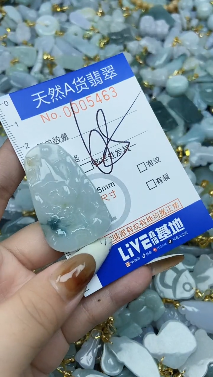 【闪购商品】翡翠颈饰未镶嵌天然A货翡翠