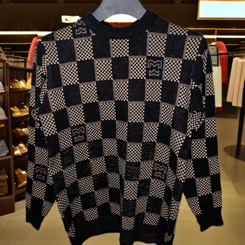 男士秋冬长袖厚款毛衣时尚休闲百搭加厚冬季