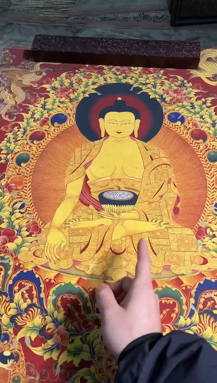 卷轴画路路的唐卡tk160