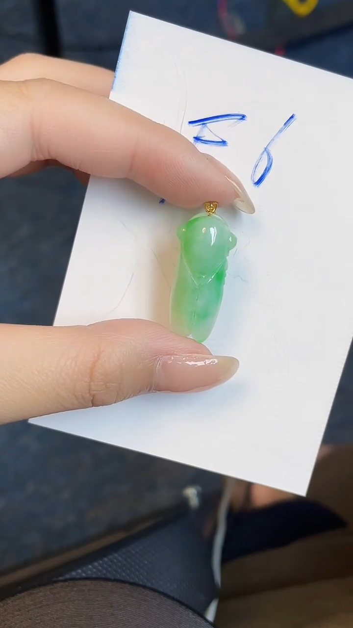 【闪购商品】翡翠颈饰18K金镶嵌00000000