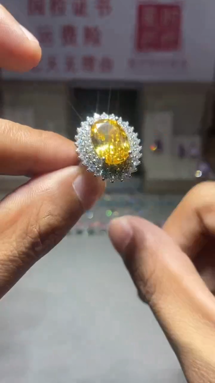 铂Pt950镶嵌戒指/指环钻石806