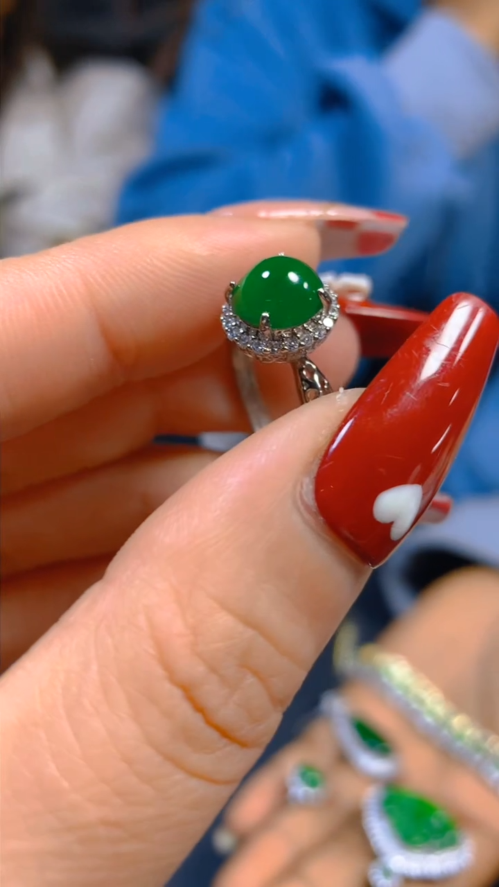 【闪购商品】翡翠戒指未镶嵌0514926811多样性发一