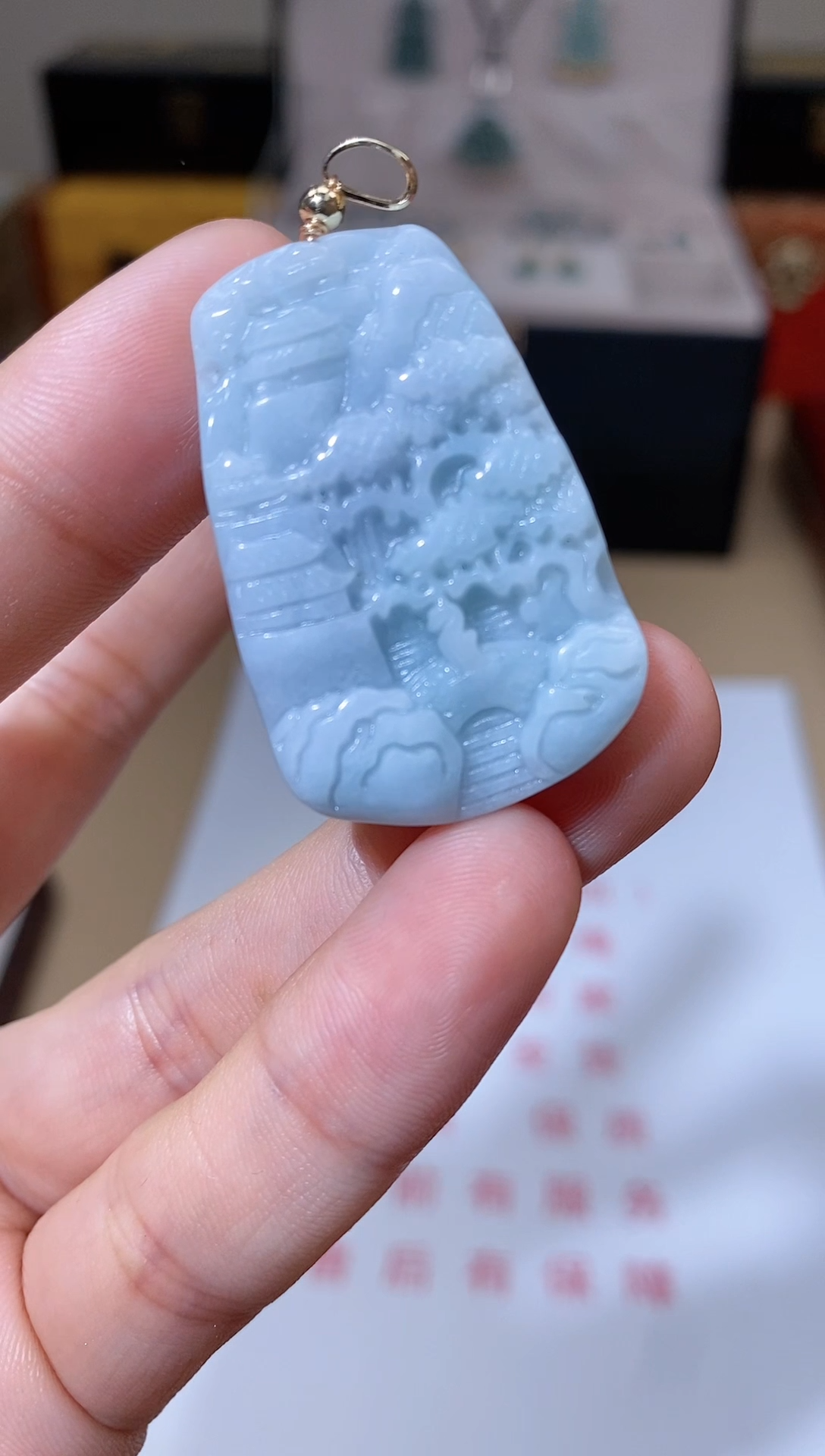 【闪购商品】翡翠颈饰未镶嵌天然A货翡翠