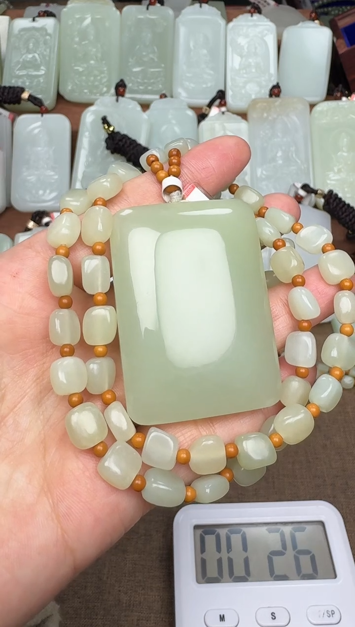 【闪购商品】和田玉颈饰未镶嵌和田玉挂件