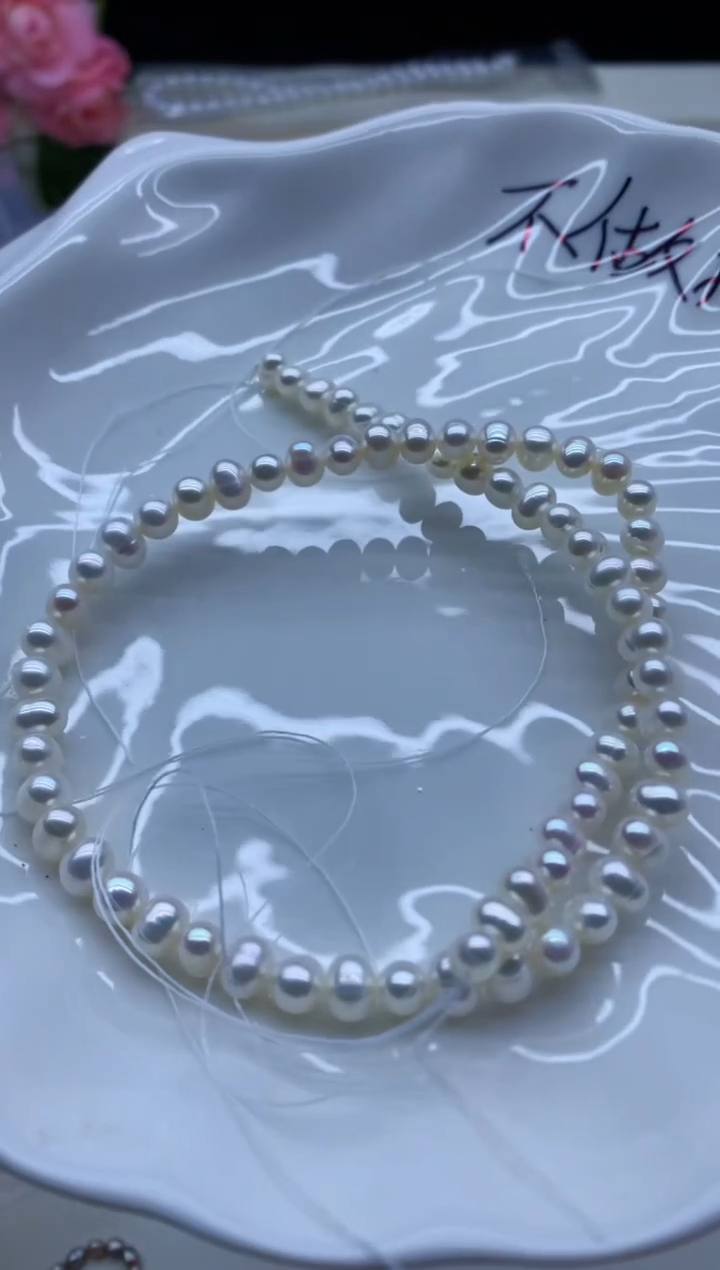 【闪购商品】淡水珍珠颈饰未镶嵌淡水珍珠项链