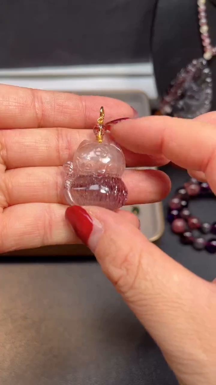 【闪购商品】水晶颈饰未镶嵌【百晶灵儿】天然定制款