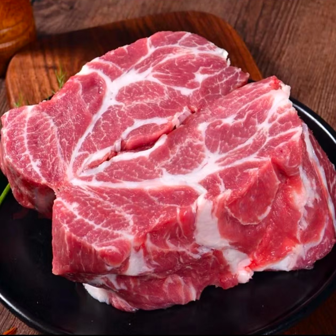 精品梅花肉【拍三斤送两斤】黑土猪猪梅花肉鲜嫩散养无皮瘦肉冷冻
