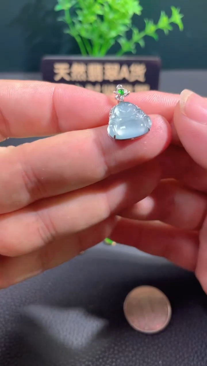 【闪购商品】翡翠颈饰18K金镶嵌翡翠