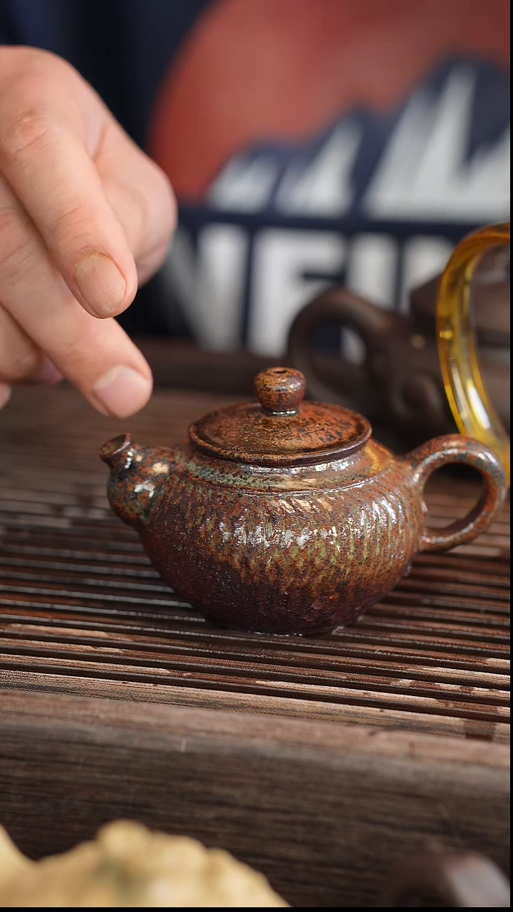 茶壶紫砂原矿手工制作120cc