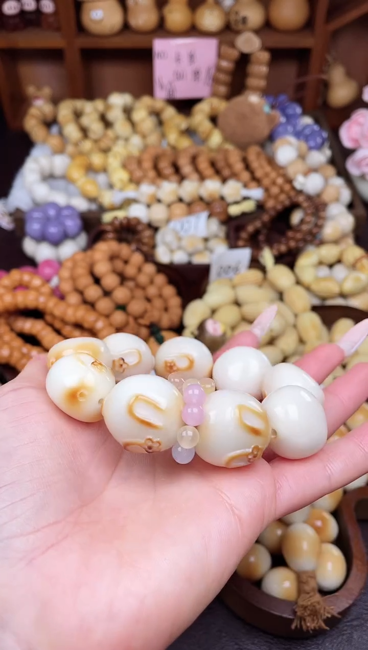 手串菩提根/象牙果q馒头兔单圈