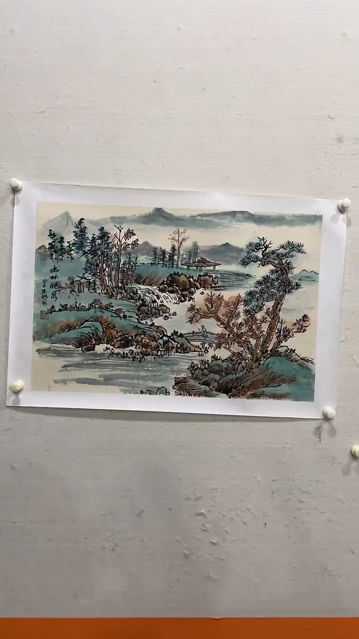 书法美术馆书法画作