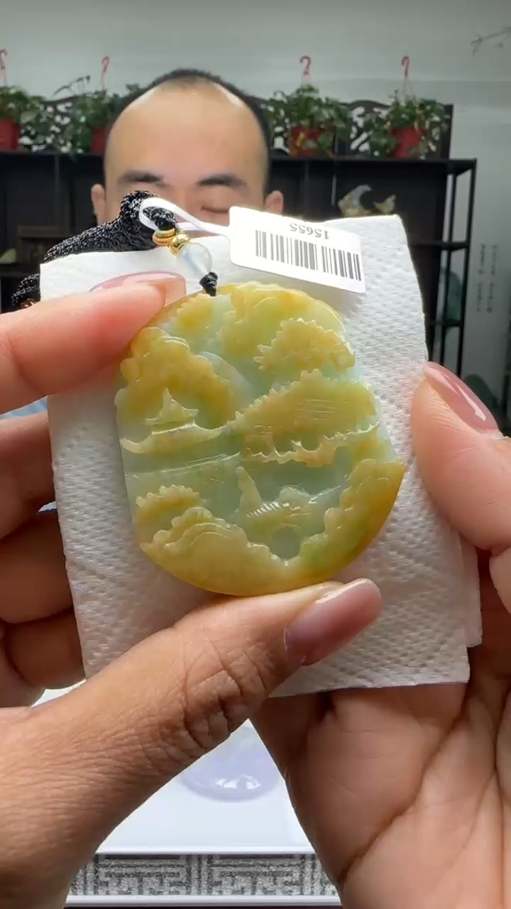 【闪购商品】翡翠颈饰未镶嵌天然翡翠A货吊坠