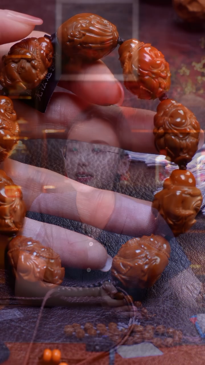 橄榄核手串/手链弥勒1.7