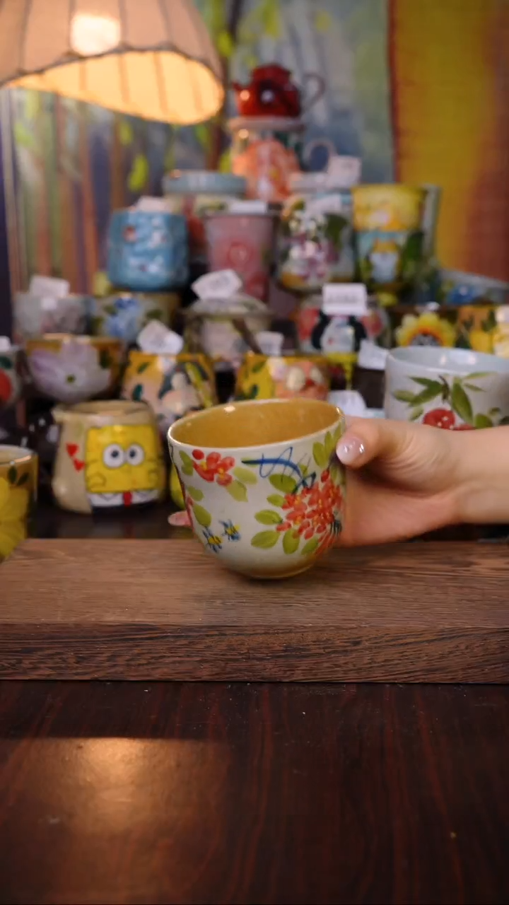 摆件泥垚手作 景德镇手工手绘陶瓷器物