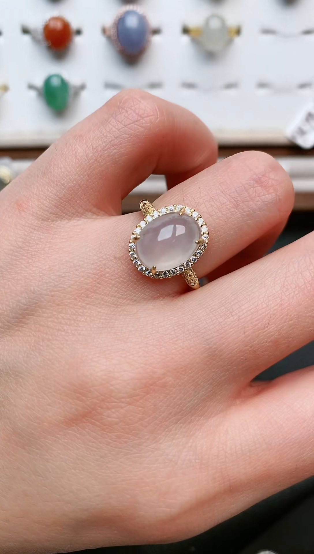 【闪购商品】翡翠戒指银S925镶嵌......