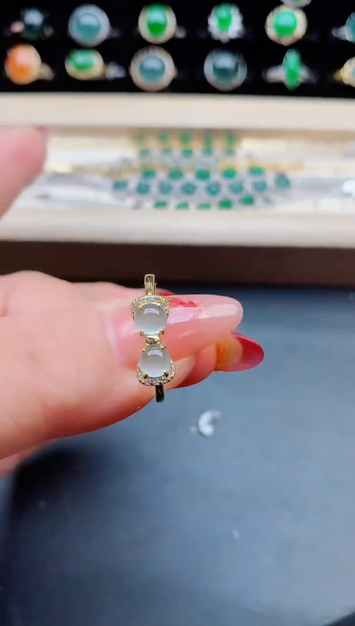 【闪购商品】翡翠戒指银S925镶嵌321321