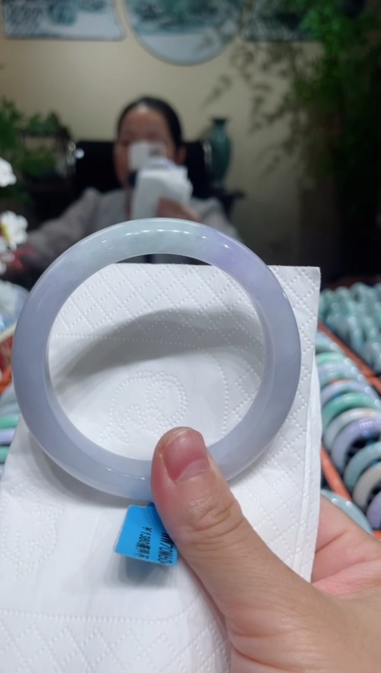 未镶嵌手镯（贵妃镯）翡翠圈口5960