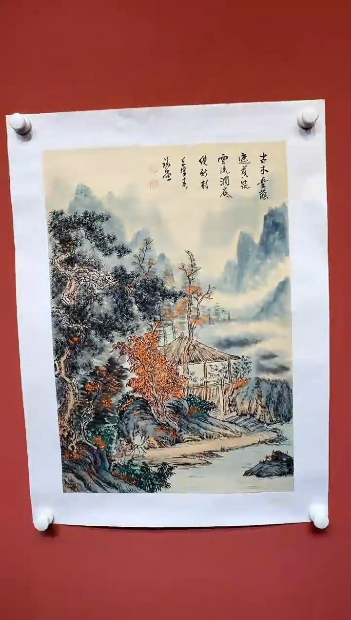国画湖社画会/谢福堂-12-7-39
