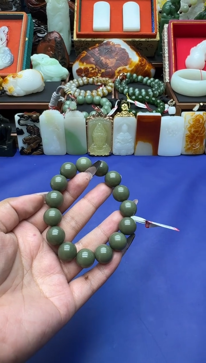 【闪购商品】和田玉手串未镶嵌111111szqdq14*