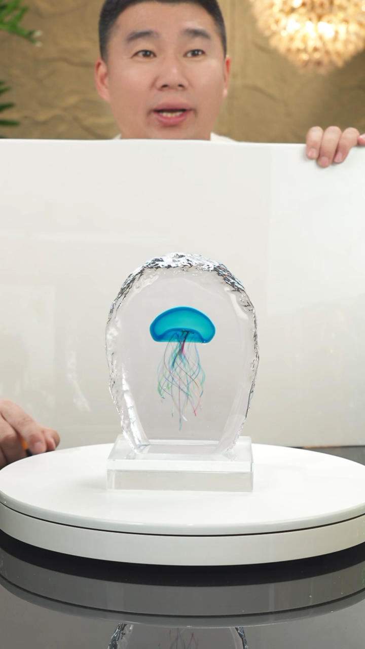 【闪购商品】摆件福利蓝色水母摆件大号