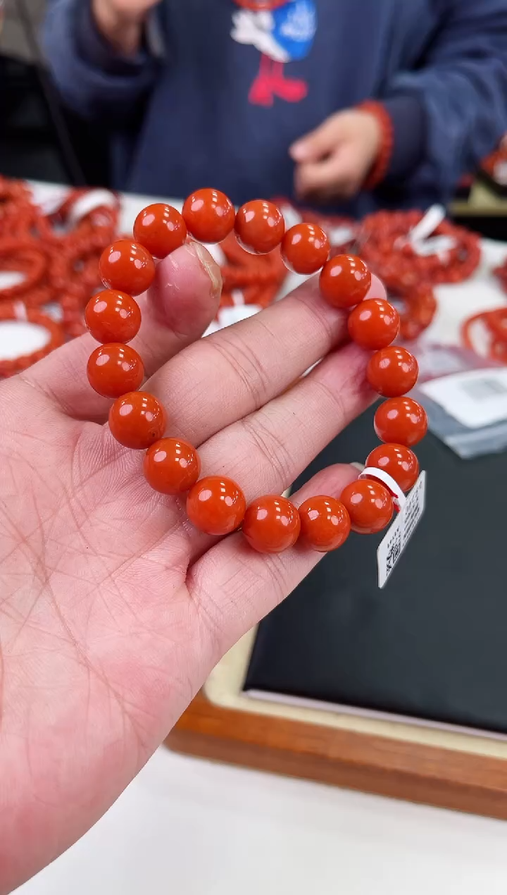 【闪购商品】南红玛瑙瓦西手串11+未镶嵌一个/条