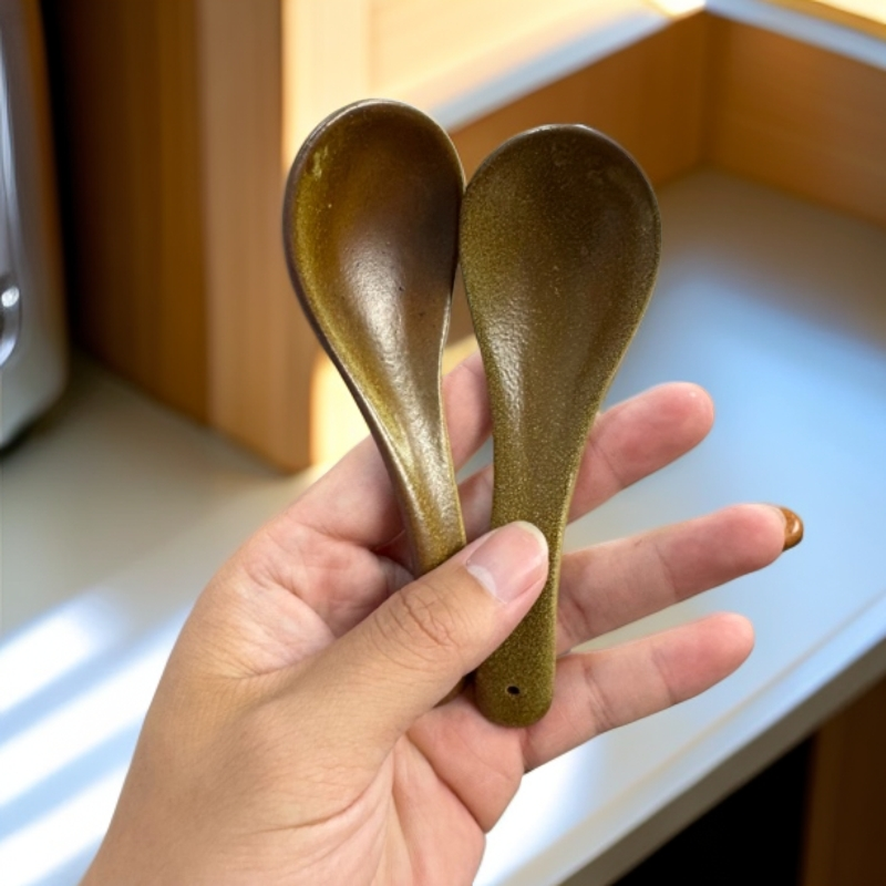 书记甄选 泗水砭石五色土勺子板