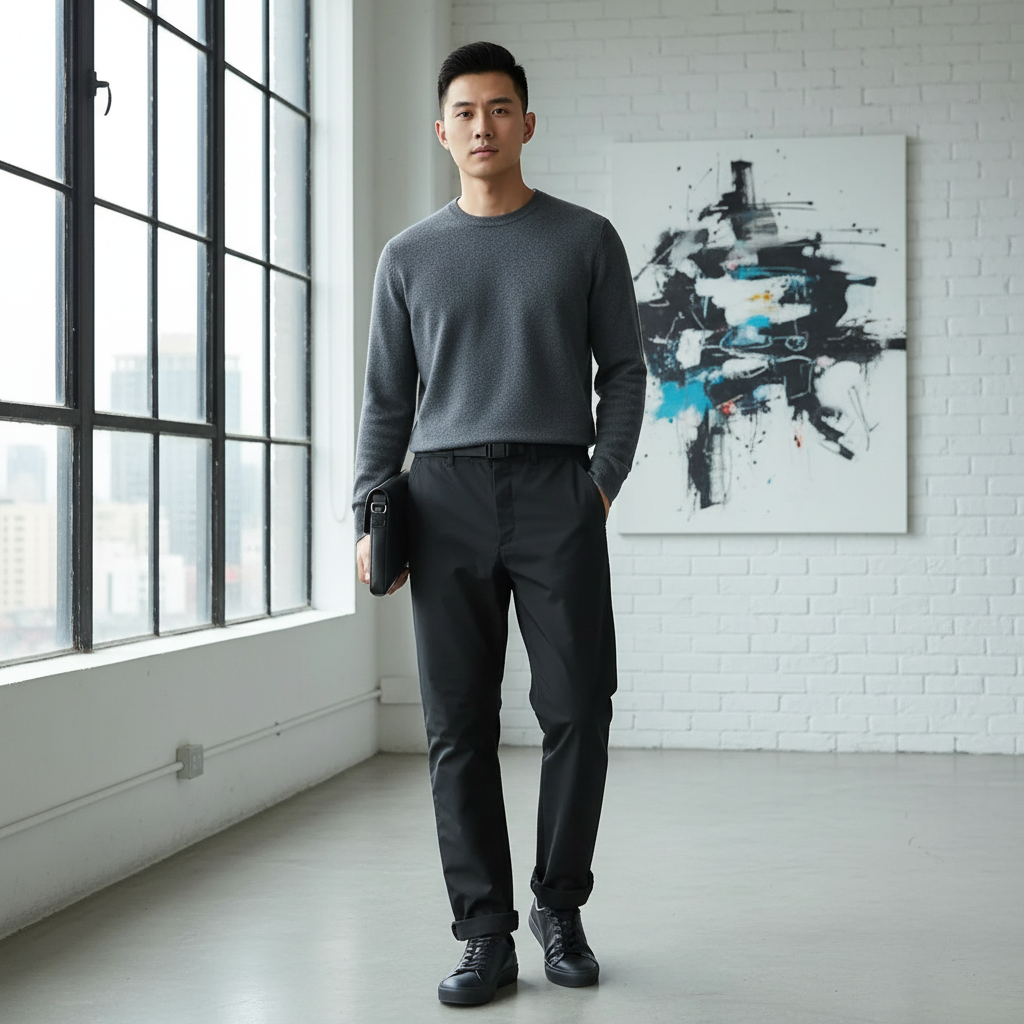 加绒加厚防风防水机能裤秋冬冲加绒休男款黑色加绒加厚休闲裤