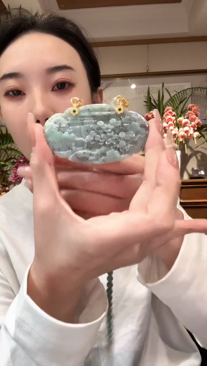 【闪购商品】翡翠颈饰未镶嵌国风
